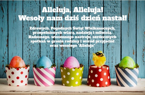 Radosnych Świąt Wielkanocnych!