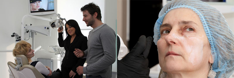 Małgorzata’s consultation visit prior to the aesthetic medicine treatments