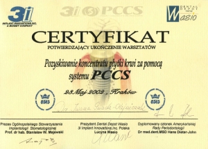 Pozyskiwanie koncentratu płytki krwi za pomocą systemu PCCS