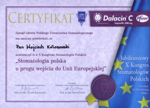 Stomatologia polska u progu wejścia do Unii Europejskiej
