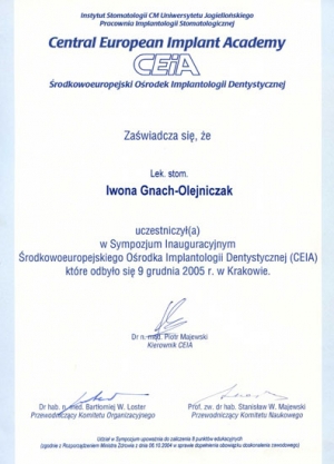CEIA. Sympozjum inauguracyjne