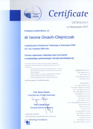 OSTEOLOGIA. Procesy regeneracji i odbudowy kości oraz tkanek...
