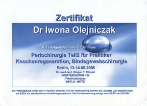Periochirurgie Teil2 für Praktiker Knochenregeneration, Bindegewebschirurgie
