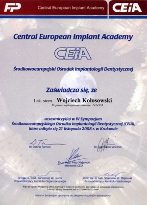 IV SYMPOZJUM CEIA